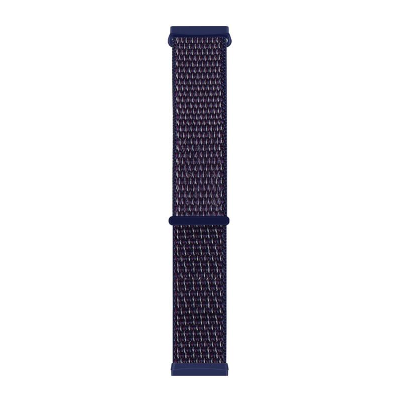 

For Fitbit Versa 3/Sense Sport Loop Nylon Watch Band Adjustable Braided Strap Wristband Replacement Dark Blue