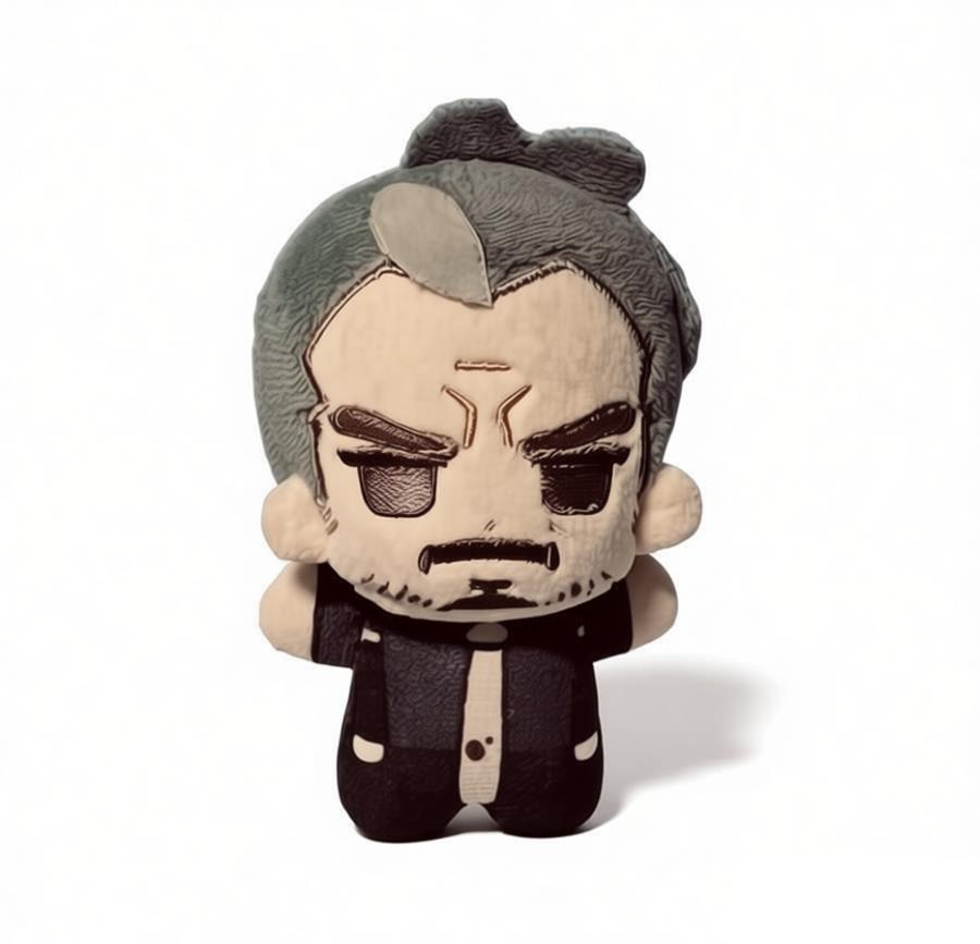 10cm Anime Ace Tyrell Badd Plüschtier Spielanwalt Tyrell Badd Plüschtier Stoffpuppe Spielzeug Sammlerstück Schlüsselanhänger Anhänger Geschenke