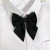 Buckle-free Tie Bow Tie Female College Style Plaid Lazy Harajuku Style Student K Male Uniform Accessories