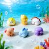 Mini Resin Ocean Animals Figurine Tiny Marine Creatures Ornaments for Garden Micro Landscape DIY Fish Tank Aquarium Planter Pot Dollhouse Decor