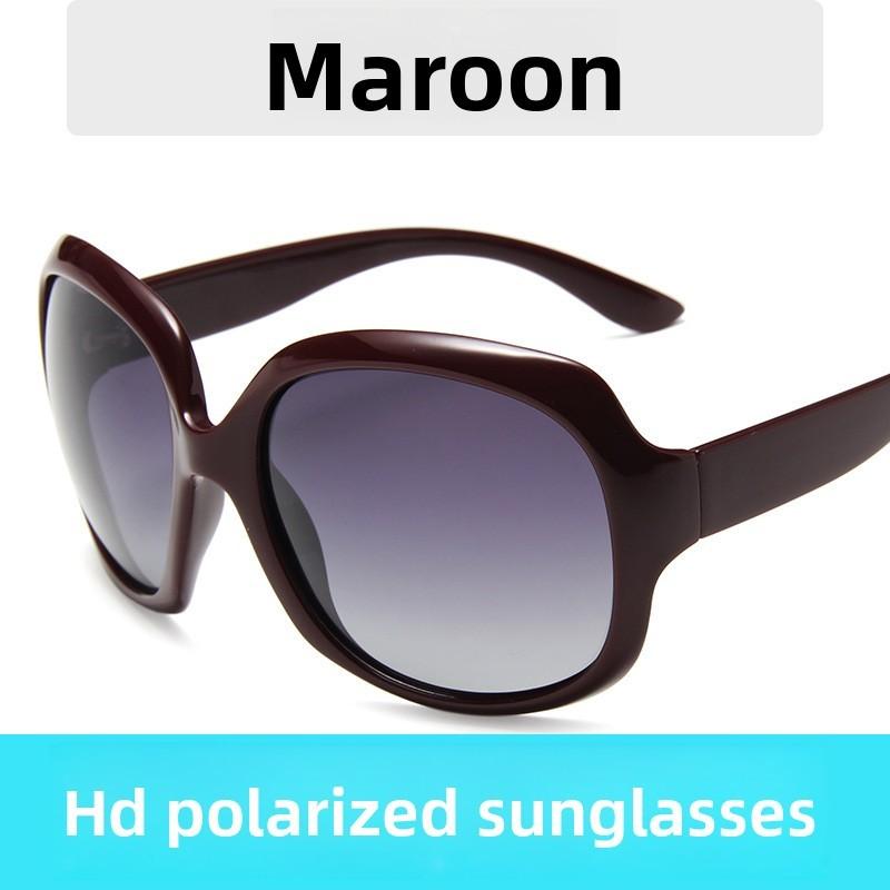 

Fashion Oversized Round Sunglasses For Women With Polarized Tac Lenses Perfect For Travel And Parties Jujube Red