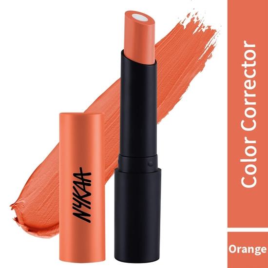 Nykaa Instablur Color Natural Full Korektor ve formě tyčinky - Oranžová,, (1 Počet)