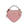 Heart 15 Double Layer Love Heart 3D Leather Handheld Crossbody Bag Mini Women Handbags Pink C6952-IMP1X