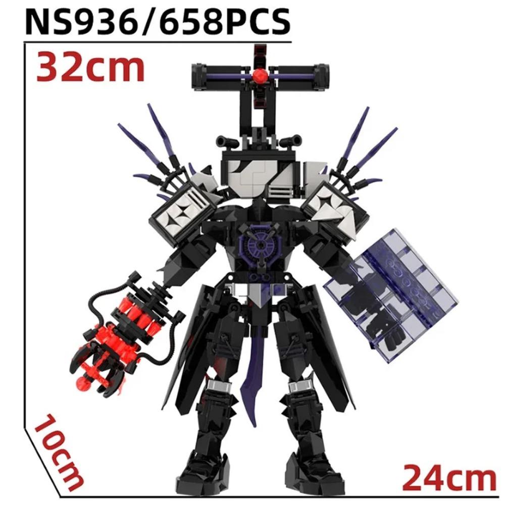 Skibidi Toilet Clock Man Block Titans Speaker Man Drill Man Clockman Tv Man Speakerman G Man Nou Skibidi Bloc de Construcție Drillman
