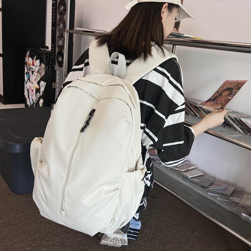 Schoolbag Female College Student Lightweight Travel Bag Japanese Simple Large-capacity Backpack Male High School Computer Backpack