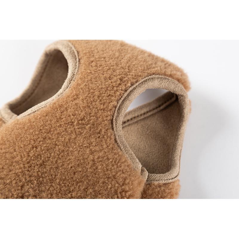 Maillard Pet Dog Dog Clothes Autumn and Winter Velvet Sleeveless Vest Cat Clothes