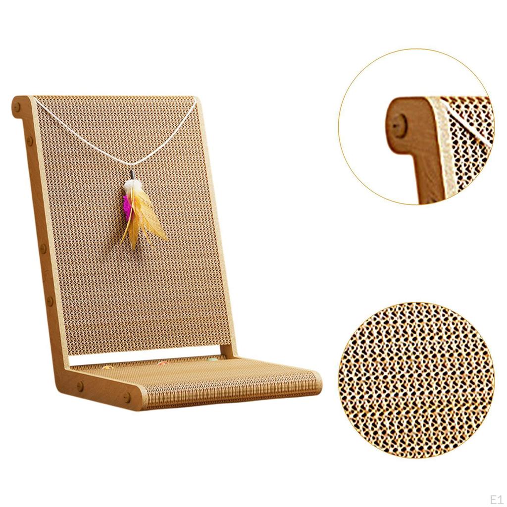 Cat Scratching Post, Cardboard Indoor Post for Kittens