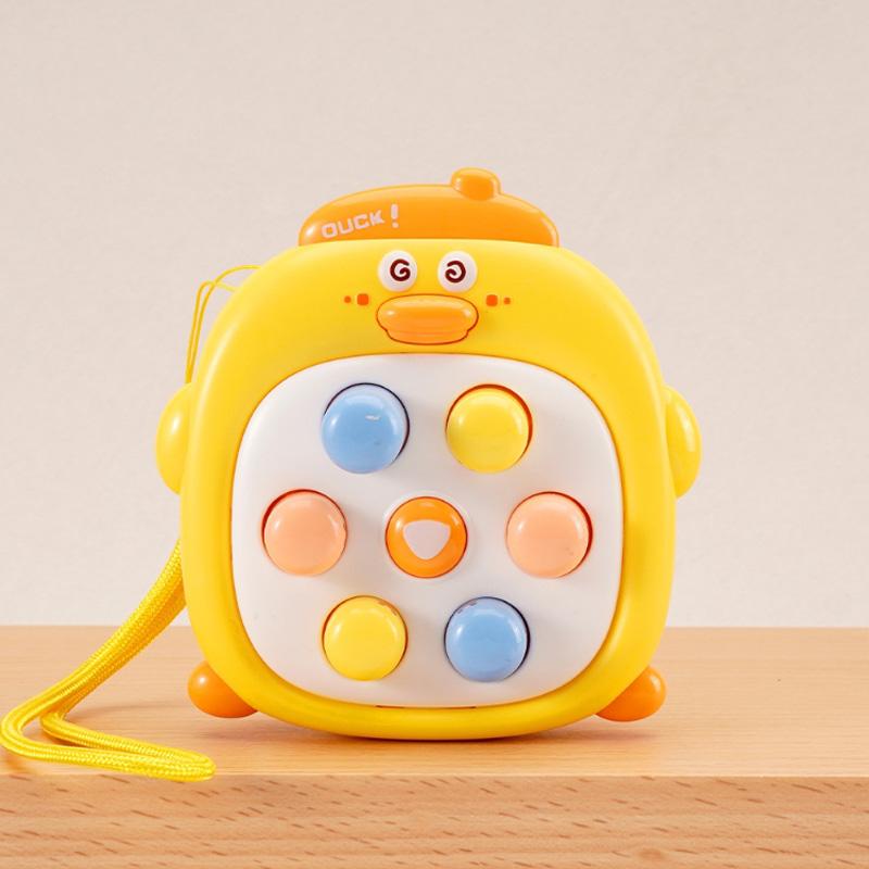 Mini Whack A Mole Game Toy Cute Rabbit Whack Mole Game Pounding Toy   Handheld Pop Game Sensory Fidget Toy