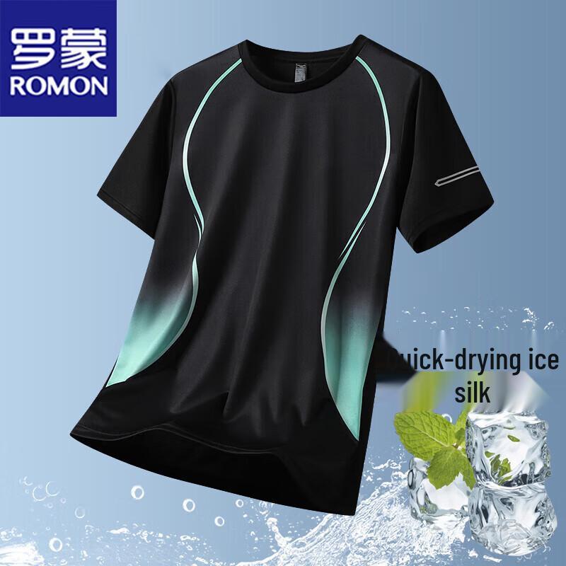ROMON Men's Quick-Dry Loose Fit T-Shirt