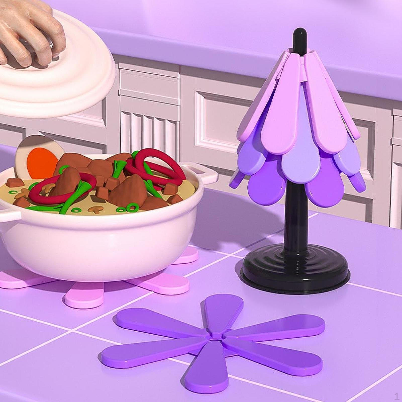 

Подставки для посуды в форме дерева ручной работы round base