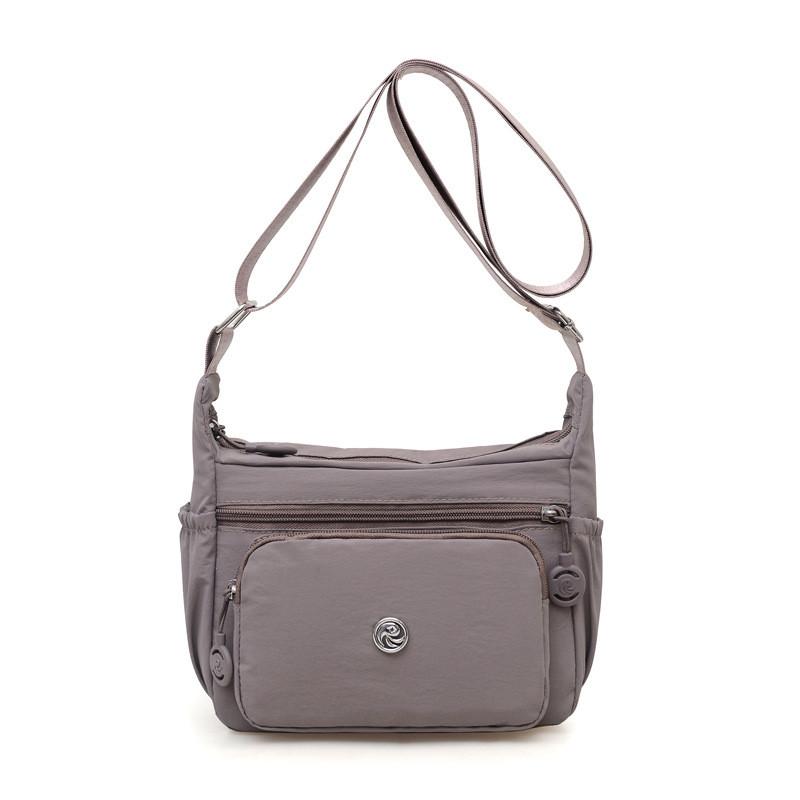 Nylon Crossbody Bag For Women With Zipper Closure And Phone Pocket For Daily Use
