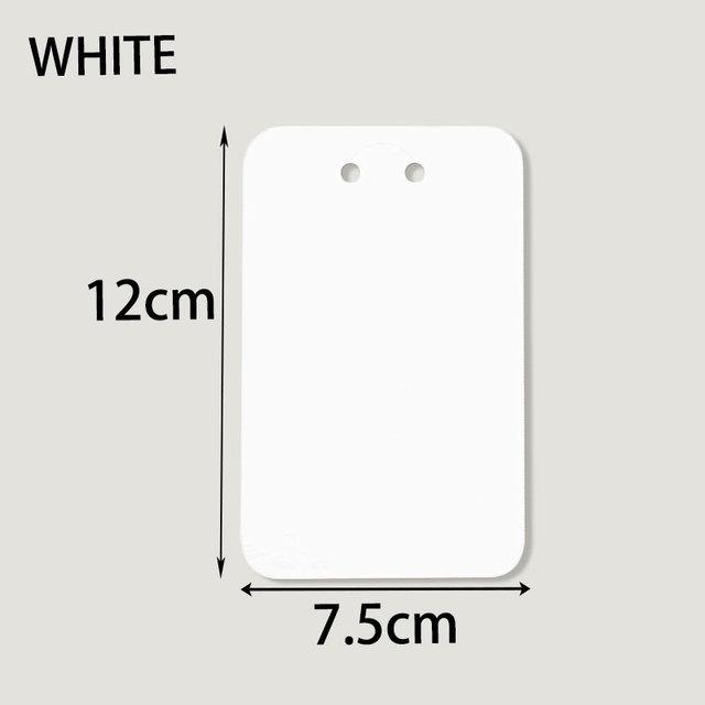 Kraftpapierkarte zur Schlüsselanhänger-Präsentation (7.5x12cm)