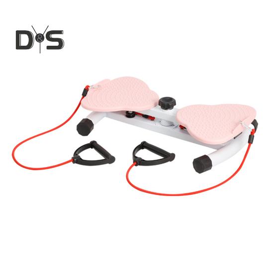 

Waist Twist Disc Board со шнурком, грузоподъемность 300 фунтов, домашний тренажер, Waist Sculptor Twister, укрепление мышц живота, коррекция фигуры, скручивание розовый