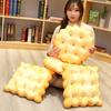 Simulation Cookies Plush Nap Pillow Stuffed Lifelike Funny Food Shape Toys for Creative Soft Cushion Gift