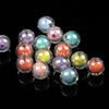 10/60Pcs 16Mm Round Mixed Color Shine Smooth Acrylic Spacer Beads For Jewelry Making Diy Handmade Bracelet Necklace Accessories