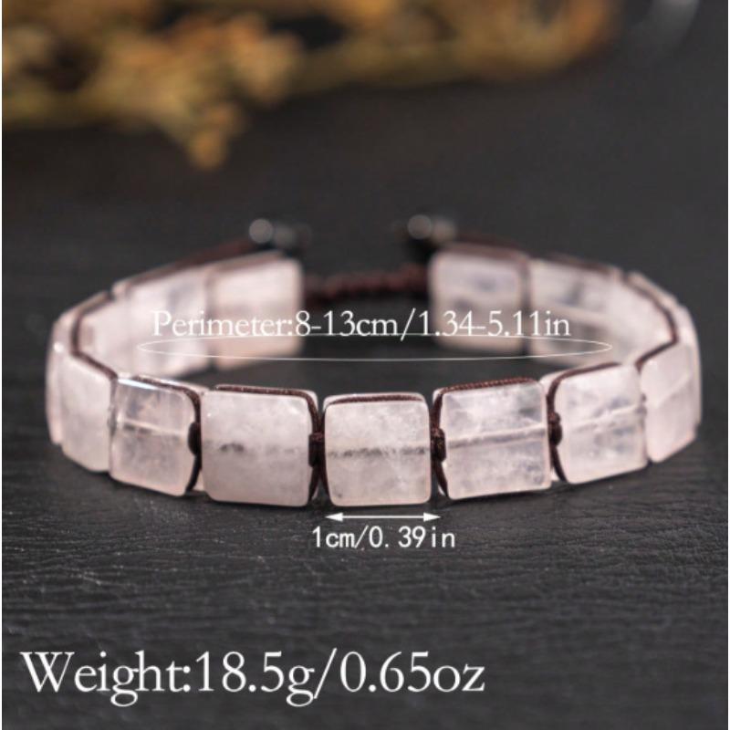 Crystal bracelet, natural amethyst bead, bracelet, natural stone, adjustable wristband,Christmas gift, Valentine's Day gift, girlfriend gift