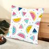 Watermelon Cushion Cover Soft Short Plush Pillow Cover Smooth Cozy Texture Aesthetic Cushion Case Home Decor