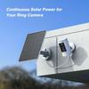 10W Solar Panel Charger for Ring Spotlight Cameras and IP65 Waterproof Cable Stick-Up Cams, Design, 9.8ft (CSP4W-DC-W)