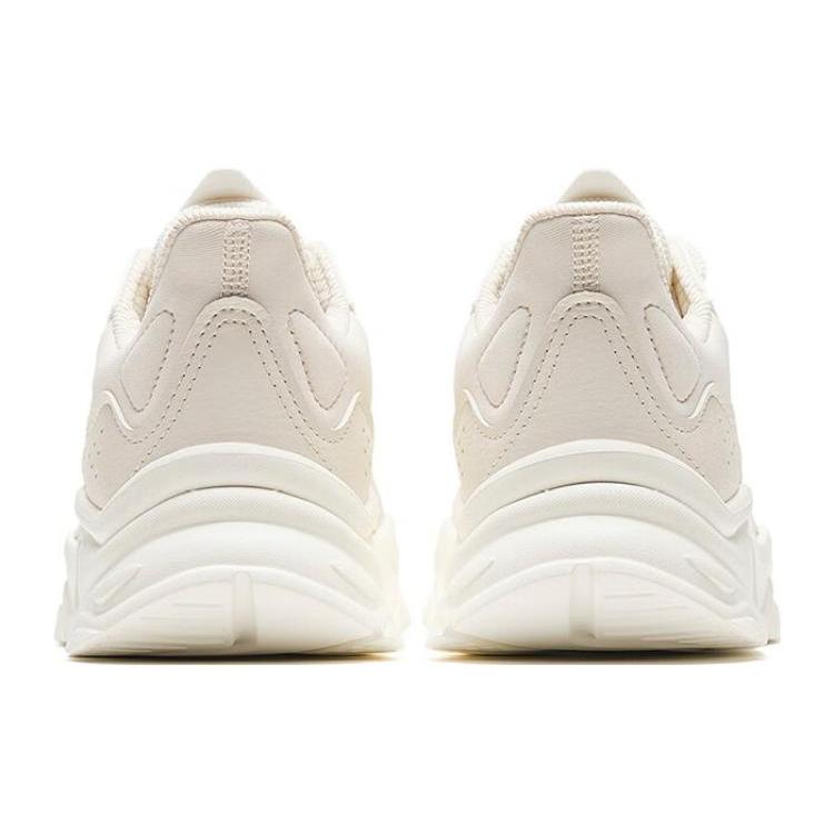 New Anta Little Millennium Anti Slip Wear Resistant Low Top Casual Shoes Women's Ecru 922348826-6