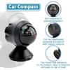 Car Compass, Vehicle Compass, Dash Mount Adjustable Compass Ball with Bottom Stick, Universal Car Accessories Navigation Hiking Direction Pointing