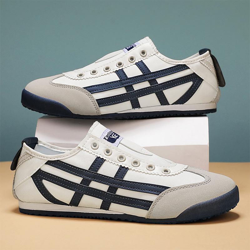 Canvas shoes men's 2025 autumn new Forrest Gump shoes fashion trend sports and leisure sports shoes one-pedal cloth shoes