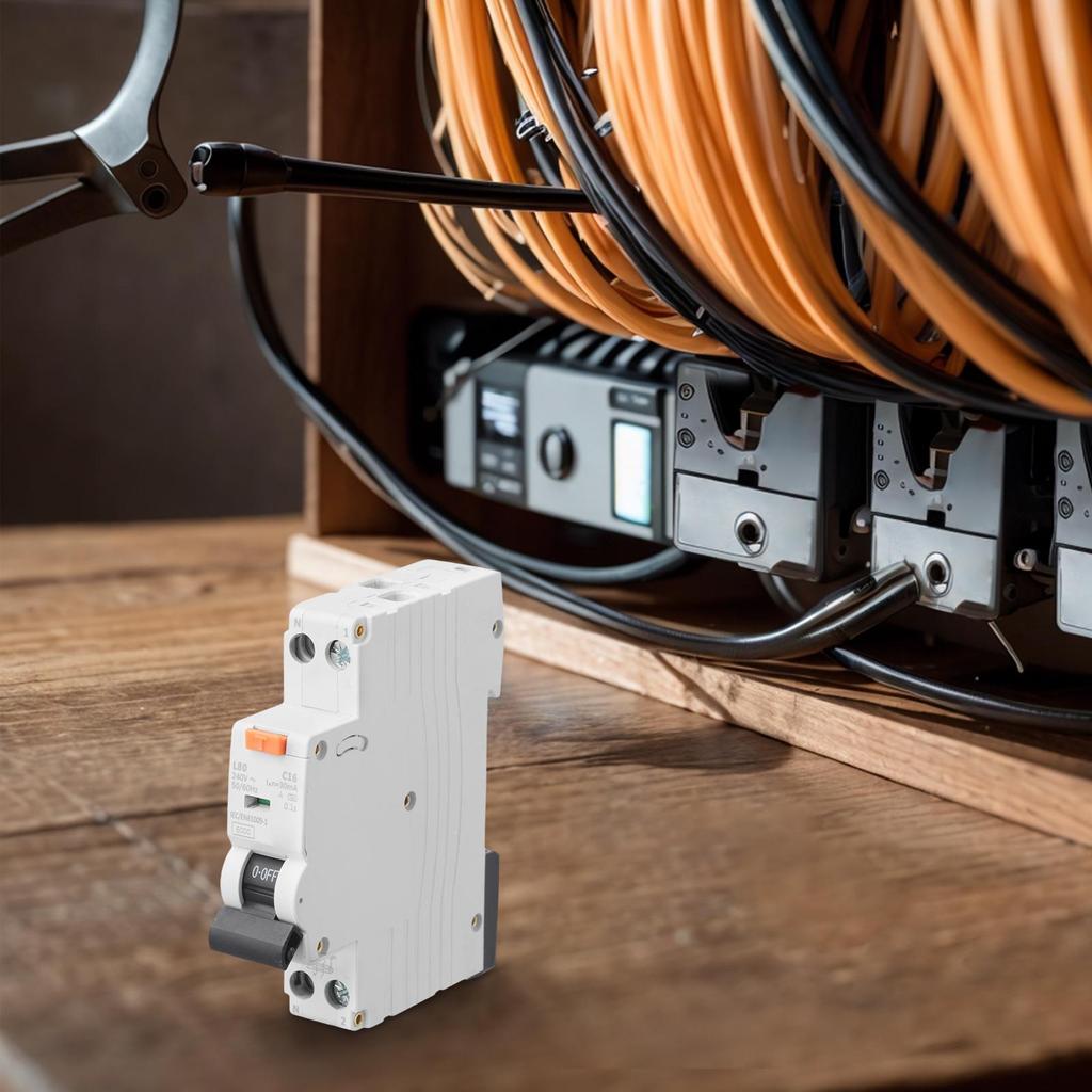 Compact Circuit Breaker 16 Amp Circuit Breaker Fast Reaction Time 0.1s Flame-Retardant Material Household And Industrial Use