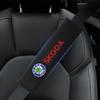 New Car Safety Belt Shoulder Cover Seat Belt Pads Accessories for Skoda Octavia Rapid Kodiaq Karoq Fabia Kamiq Superb Derivative Vision A5 A7