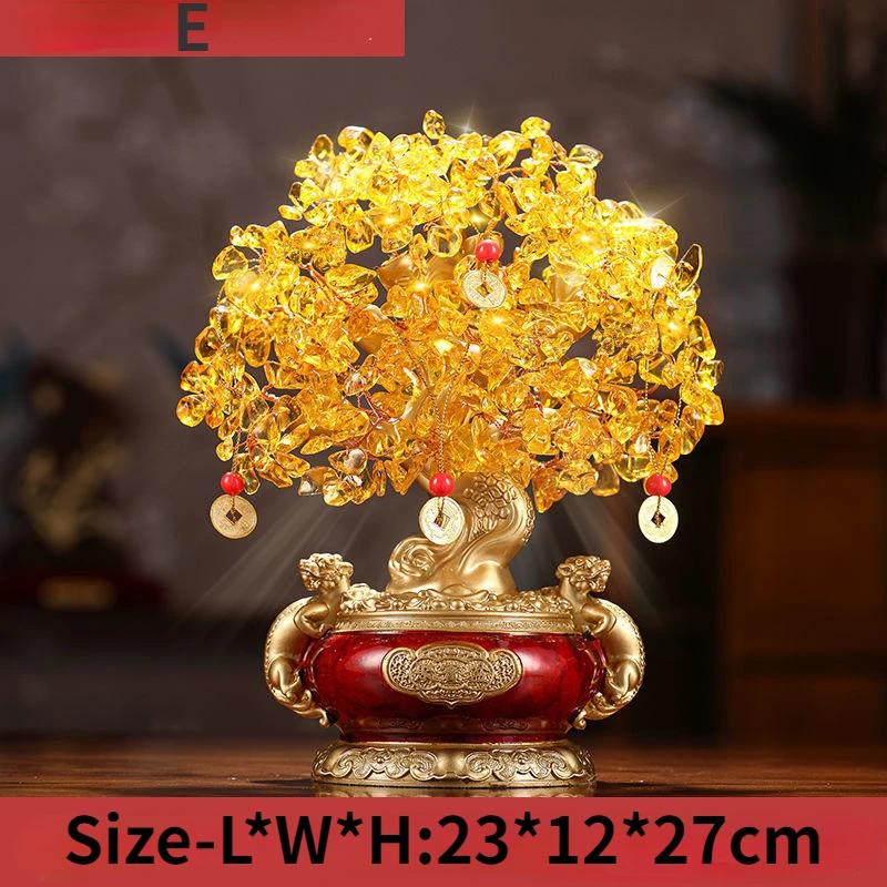 Fate Tree Money Tree Opening Gift Room Wealth Attraction Decoration Artwork Shop Office Decoration