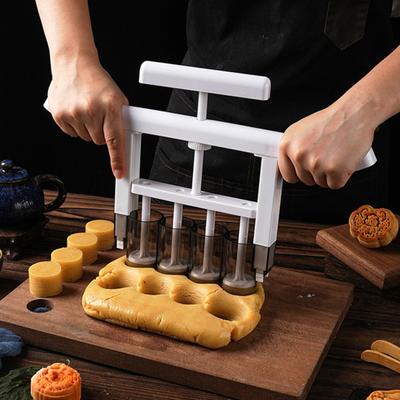 Mooncake Filling Dispenser Food Grade Plastic DIY Moon Cake Filling Mold Making Tool Hand Press Cutter Cookie Stamp Kitchen Baking Supplies