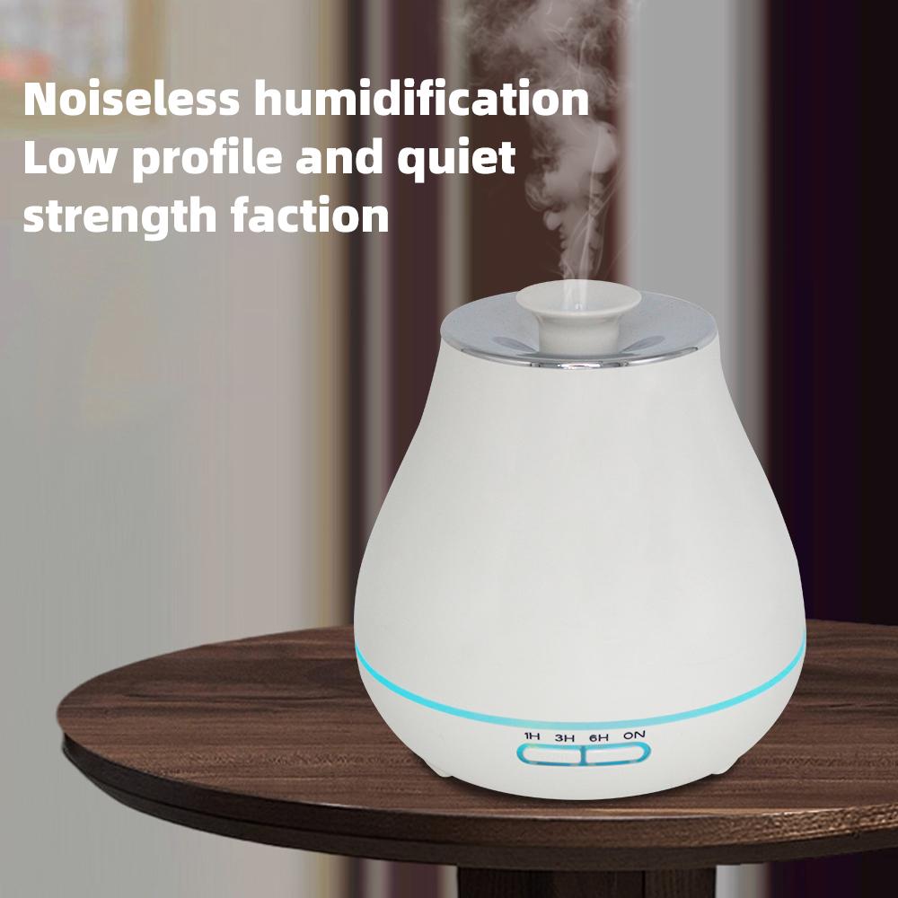 3 Colors Water Kettle Design Aromatherapy Humidifier 7-Color Night Lights Diffuser Auto Shutoff Timer & Ultra Quiet Operation