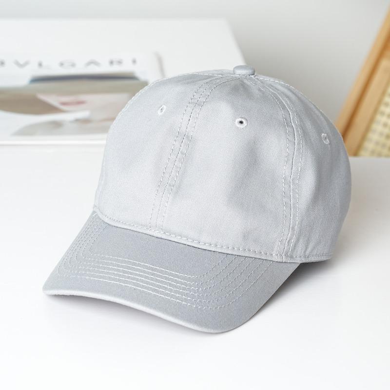 Cotton soft top baseball cap men's summer deepened top cap hat women's tide