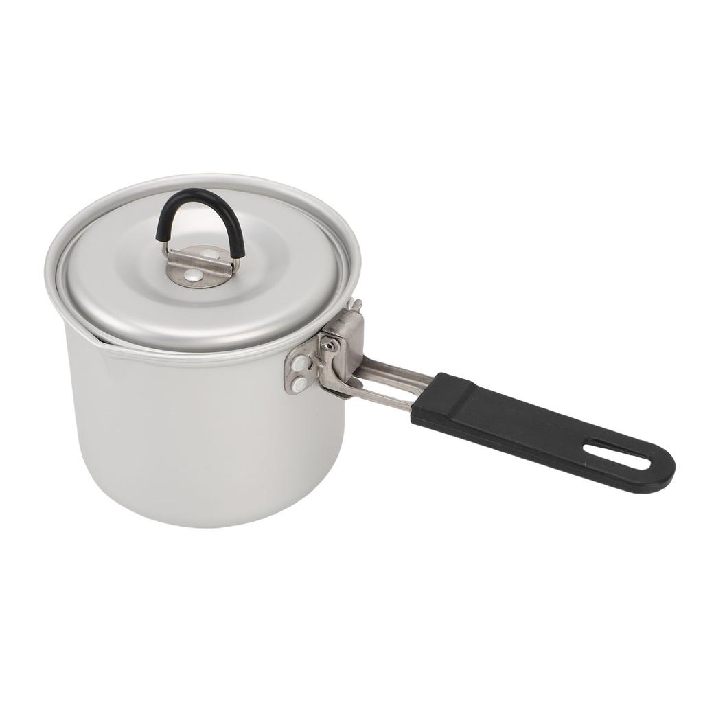 Kleiner Milchtopf Tragbarer Aluminium Schnellheizender Faltbarer Campingtopf für Outdoor-Wandern Rucksackreisen