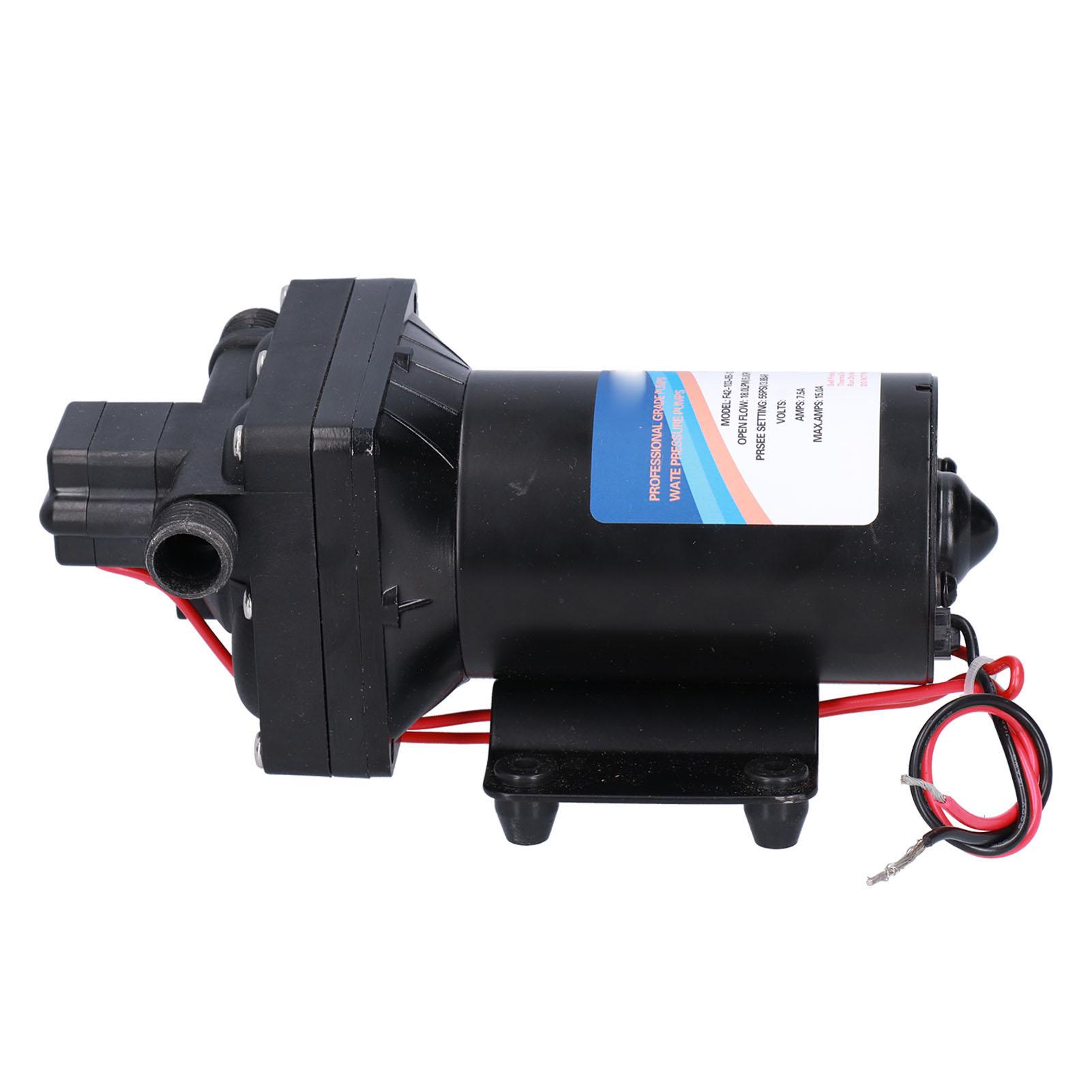 

Diaphragm Pump Minisize DC High Pressure 8 Liter Self Priming Supercharging Water Pump for Wash Car Irrigation(F42 103