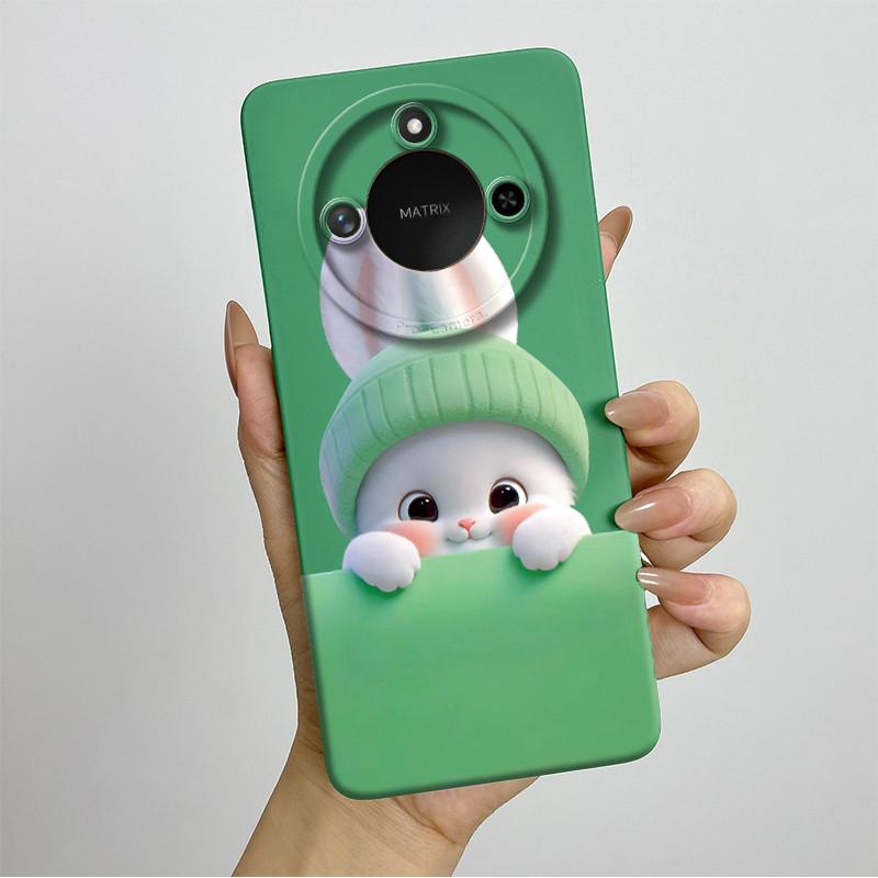 For Honor X9C Smart Phone Case X9cSmart Soft Silicone Funda Sweet Painted Fashion Cartoon Protective Capa Lovely Printing Cover