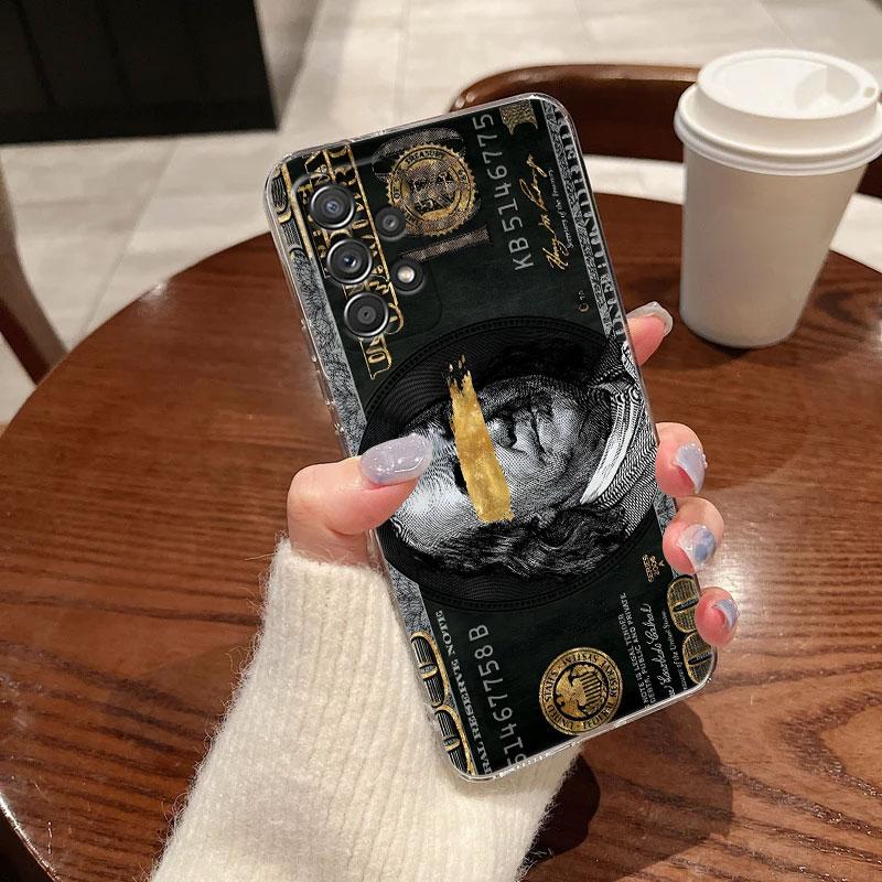 

Cash Dollars Pictures Printing Phone Case For Samsung Galaxy A56 A57 A37 A55 A54 A36 A35 A26 A25 A16 A17 A07 A52 A34 A21s Cover Galaxy A14