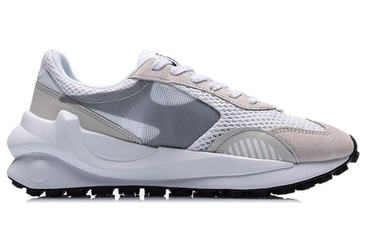 Li Ning Comfortable Mesh, Textile Cushioning Slip Resistant Abrasion Resistant Breathable Lightweight Low top AGCR034-1