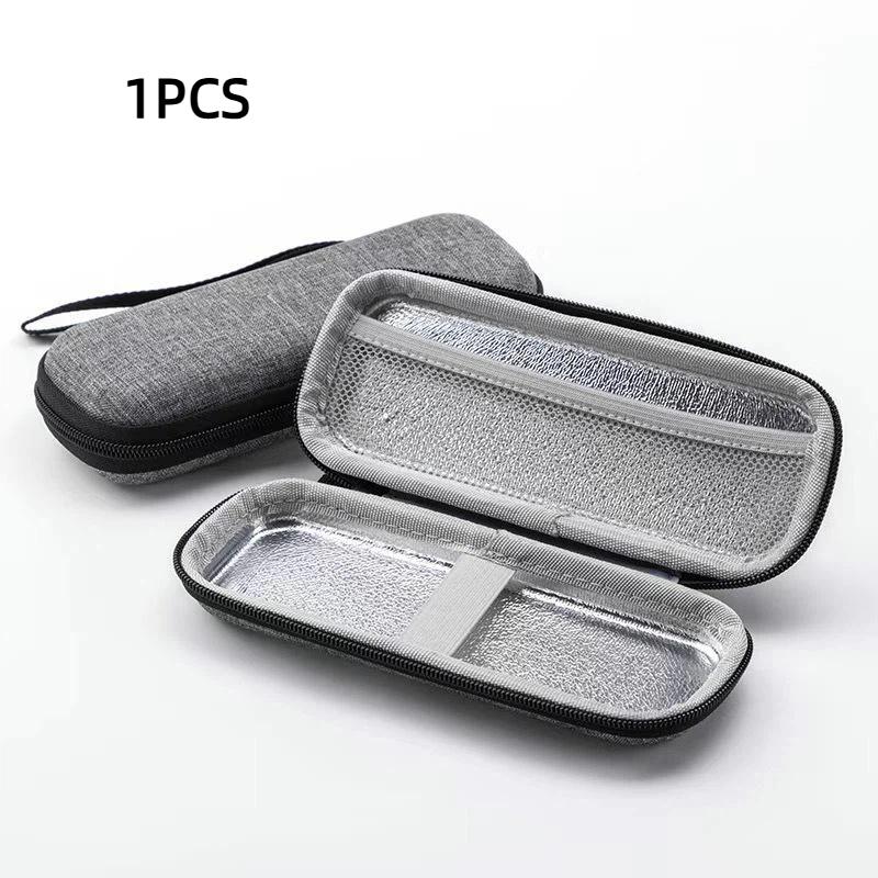 

Razor Case - Portable And Multifunctional Travel Organizer For Beard And Mustache Grooming Essentials серый