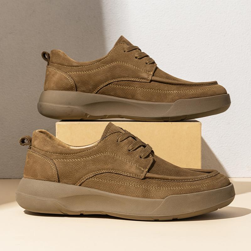 Fashion Fashion Suede Leather Men Oxford Shoes British Style Casual Shoes Classic Male Walking Shoes Tenis Masculino Skateboard Footwear