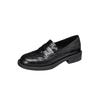 Fashion New Spring/autumn Genuine Leather Women Shoes Round Toe Shoes for Women Fashion Brogue Designs Low Heels Loafers Women Pumps