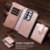 3 in 1 Detachable Cards Solt Flip Leather Case for Samsung S26 Ultra S25 S24 S23 A27 A17 A16 A26 for Magsafe Crossbody Bag Cover