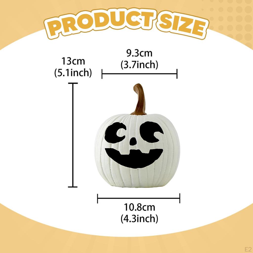 Halloween Pumpkin Decor Artificial Statue Harvest for Fireplaces