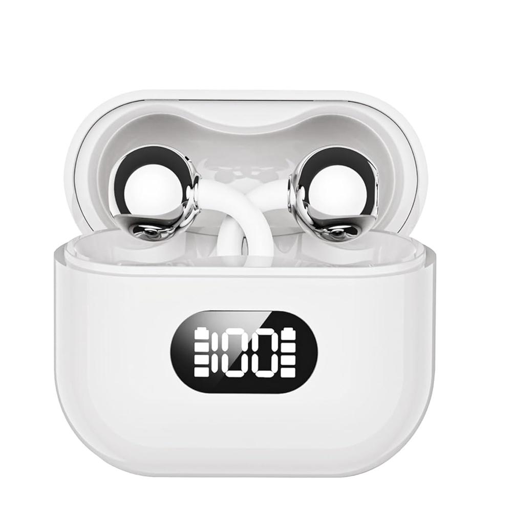 Wireless Earphones Stereo Clear Calls BT 5.4 OWS Headphones with LED Display Comfort Fit Clear Calls Open Ear Earbuds New