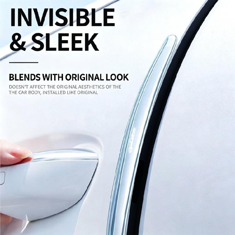 Clear Door Edge Trim for Cars, Low Visibility Contact Care for Garage Parking, Errands, and Regular Commuting Use