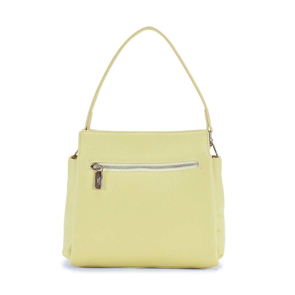 Barcos Cowhide Leather Simple Easy to Light Pink Handbag/Shoulder Bag, 2-Way, Women's, Design, Organize, Durable, Scratch-Resistant,