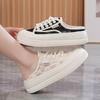 New Lace Mesh Shoes Summer Thin Mesh Breathable Half Slippers Sports and Leisure Shoes XFF