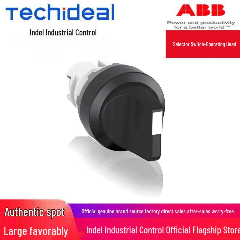 

ABB Selector Switch Operator Head: M2SS1-10B, M2SS4-30B, M2SSK2-101, M3SS3-10B Selector Switch, 3 Positions