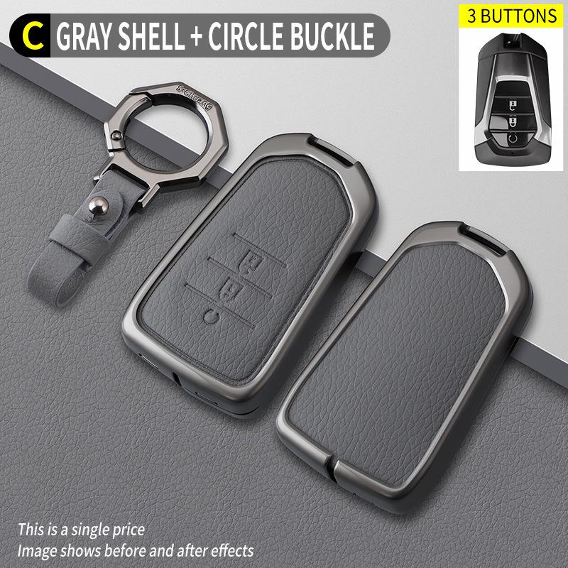 Elephant Grey Car Key Holder for Isuzu Model A