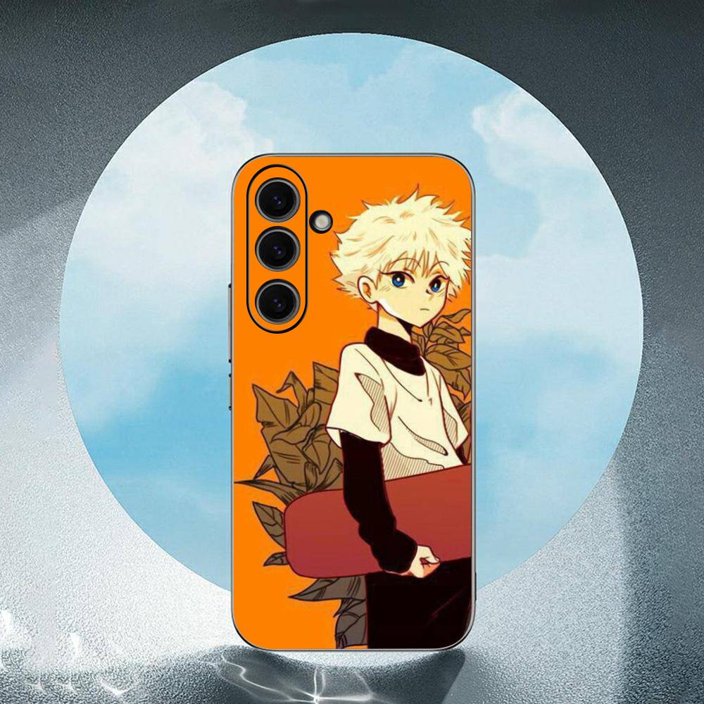 Anime Hunter X Hunter Killua Zaoldyeck For Samsung Galaxy S23 S24 S25 Ultra S22 Plus S21 Black Soft Case Waterproof Soft Case