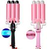 EU/US Spec Three-Barrel Wavy Egg Roll Curling Iron