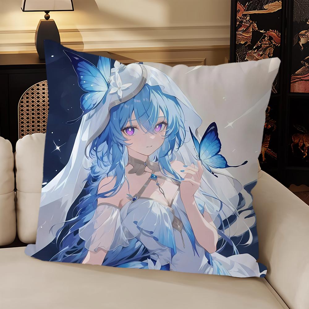 Heißes Spiel Wuthering Waves Der Uferwächter Kissenbezug Sofa Wohnzimmer Schlafzimmer Kopfteil Rückenlehnenkissen Quadratisches Kissen Nickerchenzeit